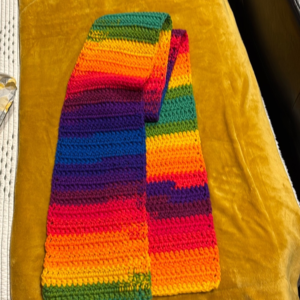70 Inch Handmade Crocheted Scarf